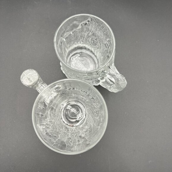 COMPLETE Set Of 4 Vintage 1993 Collectible McDonalds Flintstone Glass Mugs - Picture 14 of 16